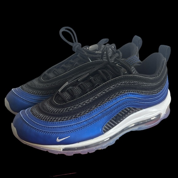 NIKE  AIR MAX 97 QS CI5011 400 Foamposite Royal Men's Running Shoes Size 9.5 - Picture 2 of 7
